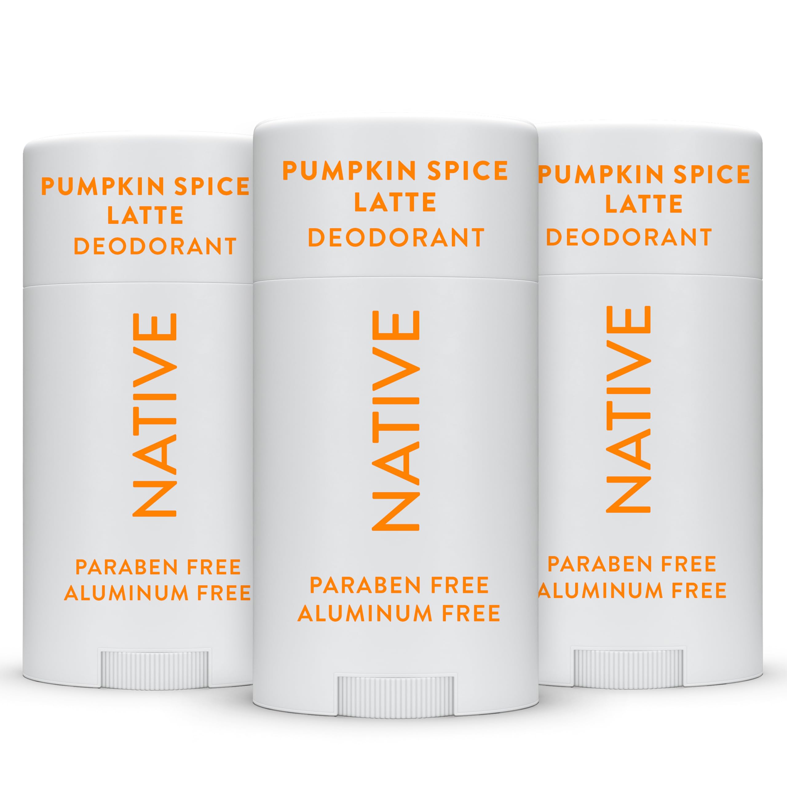 Buy now Native Deodorant Contains Naturally Derived Ingredients, 72 Hour Odor Control | Deodorant for Women and Men, Aluminum Free with Baking Soda, Coconut Oil and Shea Butter | Pumpkin Spice, 3-Pack at indiglob india
