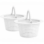 FibroPool Pool Skimmer Basket 2 Pack - Pivot Handle - 6.15 in - Plastic