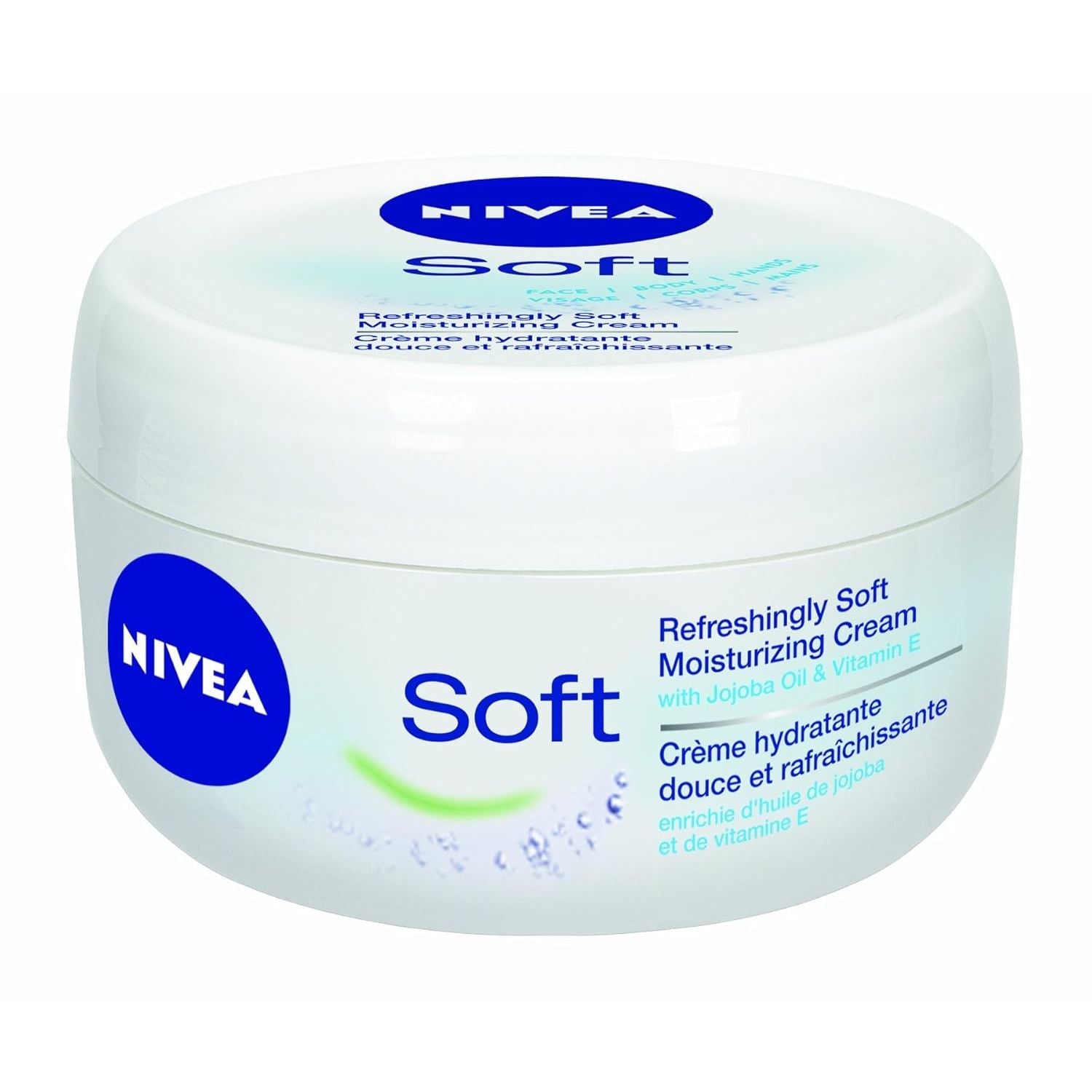 Buy now NIVEA Soft Moisturizing Creme 2.60 oz (Pack of 6) 6.8 Ounce (Pack of 3) Jojaba Oil ,vitamin E at indiglob india
