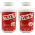 Thrift T-200 Odorless Drain Cleaner – Hot Water Activated Drain Cleaner for Small Drains, Grease Traps, Septic Systems & Sewer Lines – 2 Pound Bottles (Pack of 2)