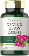 Carlyle Devil's Claw Herbal Supplement | 200 Capsules