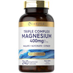 Carlyle Triple Magnesium Complex | 400 mg | 240 Capsules
