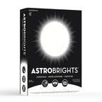 Astrobrights Colored Cardstock, 8.5" x 11", 65 lb/176 gsm, Stardust White (Multi-Color Flecked), 250 Sheets (21408)