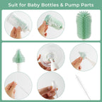 Momcozy Bottle Brush Kit Pro, Innovative Push-Press Deep Cleaning Baby Set