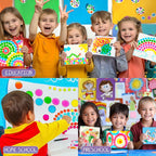 DOSEWART 16 Color Bingo Daubers Washable Bingo Markers Dot Paint Marker Set