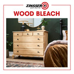 Buy now Zinsser Wood Bleach Kit | Lighten Furniture, Floors, Cabinets, Trim | Removes Red Tone | 2-Step Brightening System | 2-Step 8 fl. oz. Kit (16 fl. oz. Total) at indiglob india