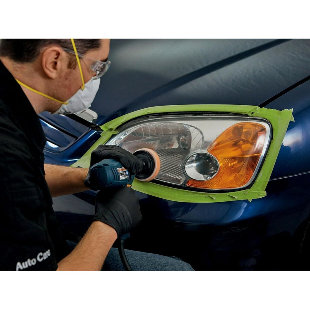 Buy now 3M Ultra Headlight Restoration Kit, Contains Masking Tape, Light Sanding Discs, Wax Protectant and More, Use on Plastic Lenses Headlights, Taillights and More, Easy Heavy-Duty Restoration (39195) at indiglob india