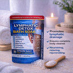 Bruizex Arnica Montana Bath Salts, Epsom Salt Bath Soak with Magnesium, 1lb | Infused with six essential oils; for lymphatic drainage, body detox, foot soaks and post-surgery swelling