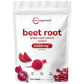 Micro Ingredients Beet Root with Grape Seed Extract & CoQ10, 400 Tablets | 200 Servings | Beet Root Supplements from Beetroot Extract | Non-GMO, Gluten Free