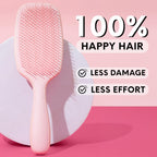 Lily England Detangler Hair Brush for Women for Curly Wet & Dry Hair, Rose