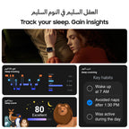 SAMSUNG Galaxy FIT 3 [2025, 40MM] 1.6" AMOLED Display | IP68 Water Resistant | 14 Days Battery Life | 100+ Watchfaces | 100+ Exercise Modes | International Model (Fast Charger Bundle, Black)