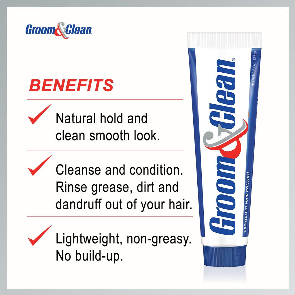 Buy now Groom & Clean Greaseless Hair Control 4.50 oz (Pack of 2) at indiglob india