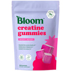 Bloom Nutrition Creatine Monohydrate Gummies, Berry Boost, 12 Servings | 5g Per Serving, Sugar Free Creatine Gummy for Workout, Strength, Cognitive Health & Lean Muscle Support, Gluten Free, Non GMO