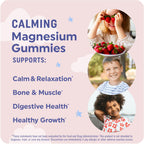Magnesium Calming Gummies for Children, Strawberry, Relaxation Support