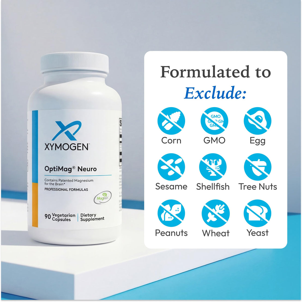 XYMOGEN OptiMag Neuro, 90 Capsules
