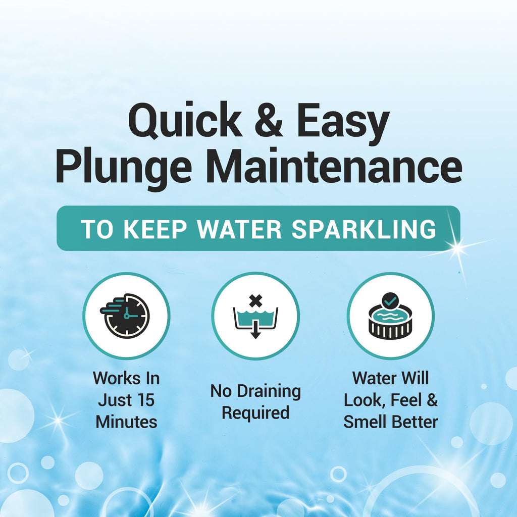 Ouster 3in1 Cold Plunge Water Treatment, Weekly Cleaner, 32oz