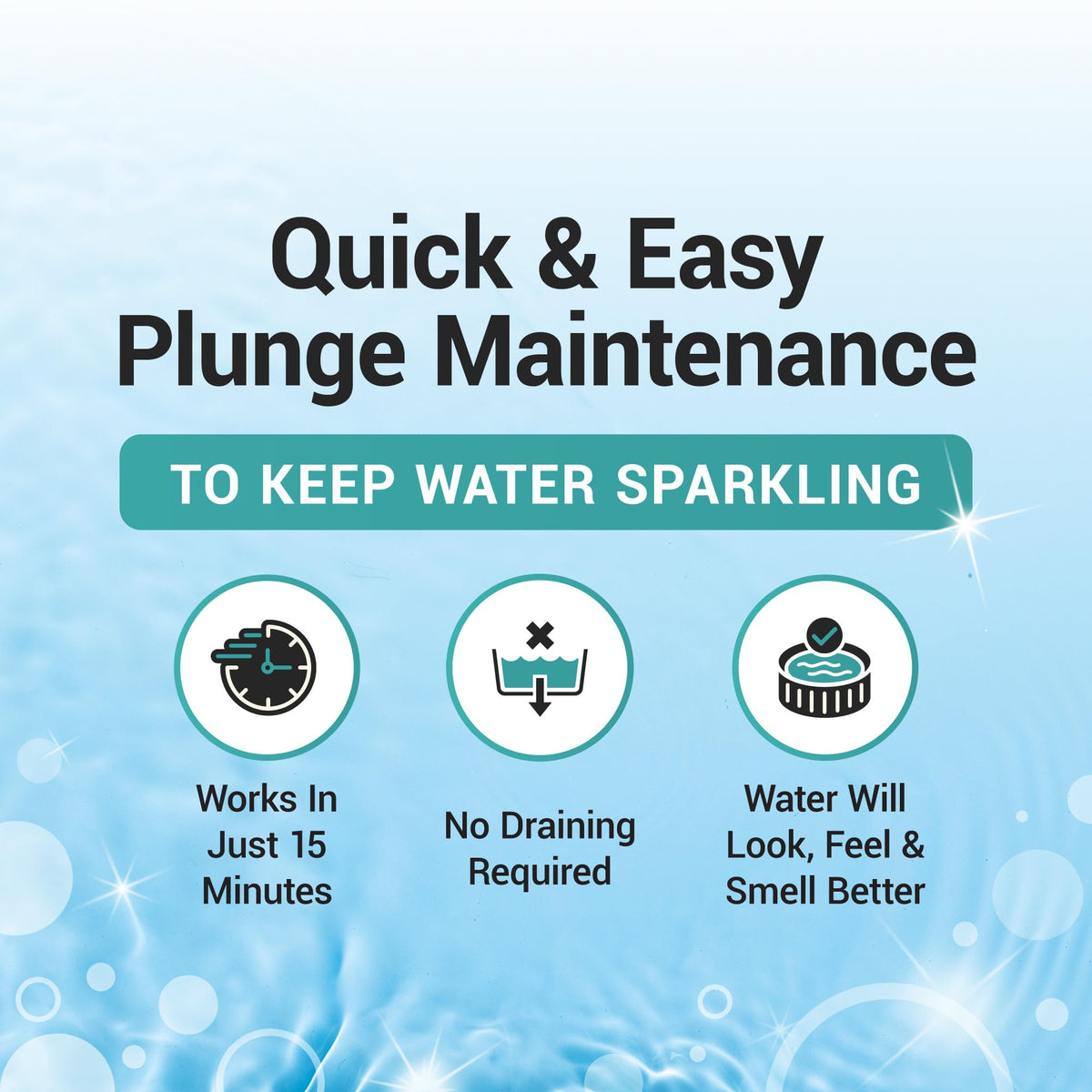 Ouster 3in1 Cold Plunge Water Treatment, Weekly Cleaner, 32oz