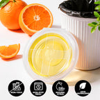 10 Pack Trash Can Deodorizer, Citrus Scent Stick-On Gel Air Freshener Up to 30 Days, Long Lasting Odor Absorber for Kitchen Garbage Bin, Bathroom, Diaper Pail, Closet, Each 0.176 Oz