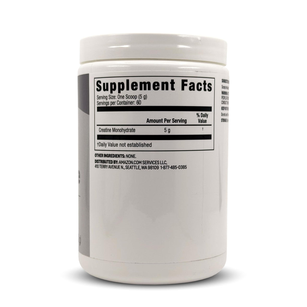 Amazon Basics Creatine Monohydrate Powder, 10.58 oz, 60 Servings
