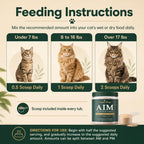 Happy Wags Aim for Cats Powder, happywags Aim Kidney & Immune Support for Cats, Cat Supplement, 100g