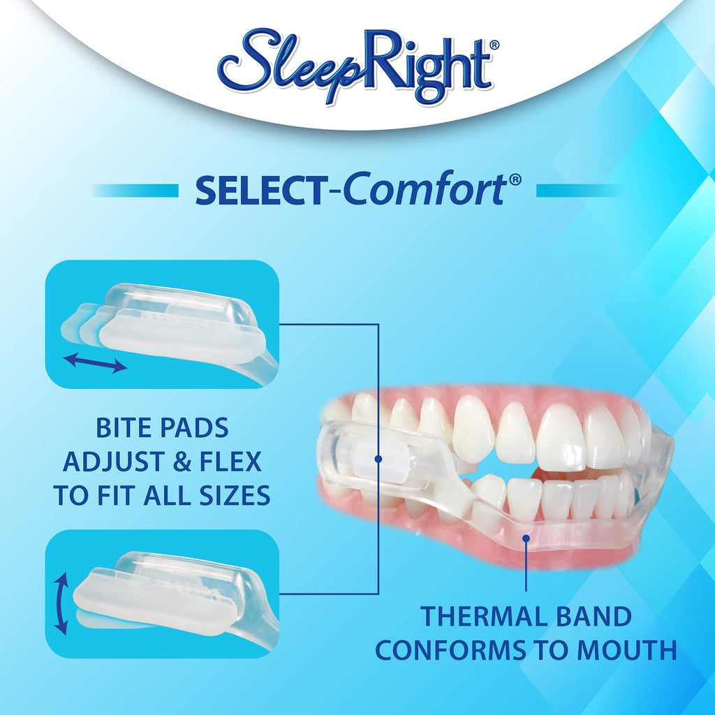 SleepRight Select-Comfort Night Guard for Teeth Grinding & Bruxism