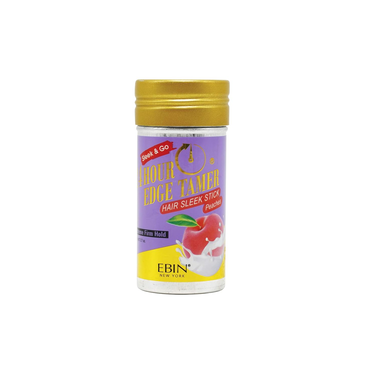 Buy now EBIN NEW YORK 24 Hour Edge Tamer Hair Sleek Stick, Extreme Firm Hold, 2.7 oz, Strawberry â€“ Sleek & Go, No Flaking and White Residue 2.7 Fl Oz (Pack of 1) Peaches at indiglob india