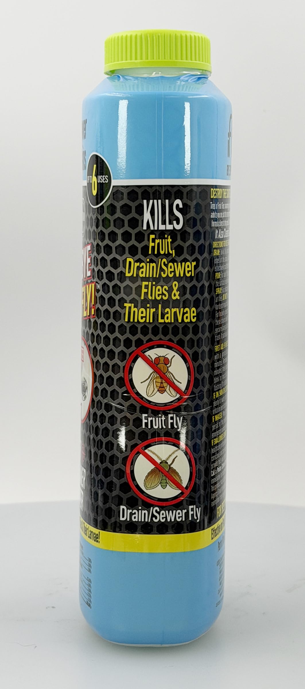 iFLO Bye Bye Fruit Fly Drain Cleaner & Eliminator, Mint Scent (1 Pack 32oz)