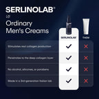 SerlinoLab Night Face Cream for Men – Anti-Aging Moisturizer with Retinol & Hyaluronic Acid, Hydrates Skin, Helps Reduce Wrinkles, Improves Firmness and Elasticity, 1.7 fl oz