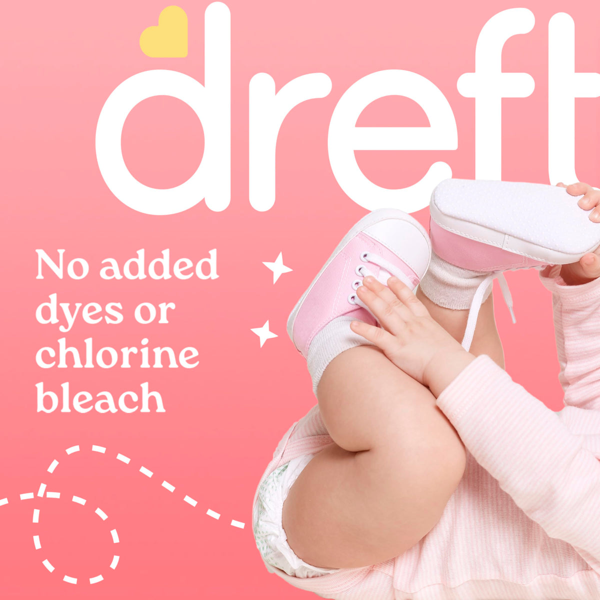 Dreft Liquid Laundry Detergent for Babies, tackles 100% of common baby stains, Unscented Laundry Detergent, 84 fl oz, 64 Loads