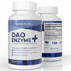 DAO Supplements Histamine Blocker – DAO Enzyme + VIT C, Gut Support 60ct
