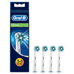 Buy now Oral B Cross Action Replacement Electric Toothbrush Heads x4 at indiglob india