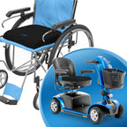 Everlasting Comfort Ventilated Wheelchair Cushions for Pressure Relief - Gel Memory Foam Wheel Chair Seat Cushion Pad for Seniors and Adults & Pain Relief - Soft Non-Slip Cover - Office Accessories