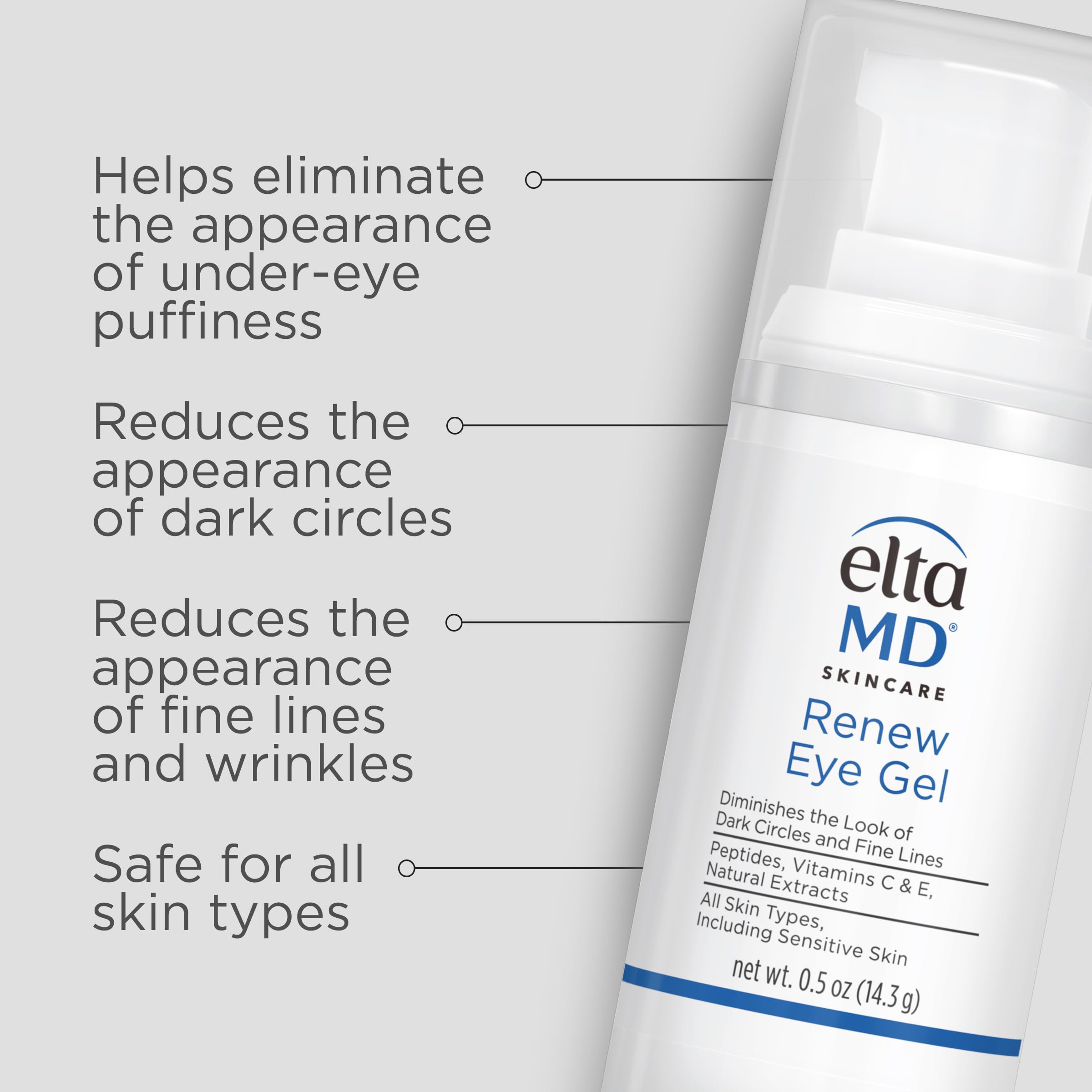 EltaMD Skin Recovery Amino Acid Foaming Face Wash, Fragrance-Free | Gentle Cleanser For Sensitive Skin, Removes Makeup And Sunscreen, Reduces Facial Redness, Non-comedogenic