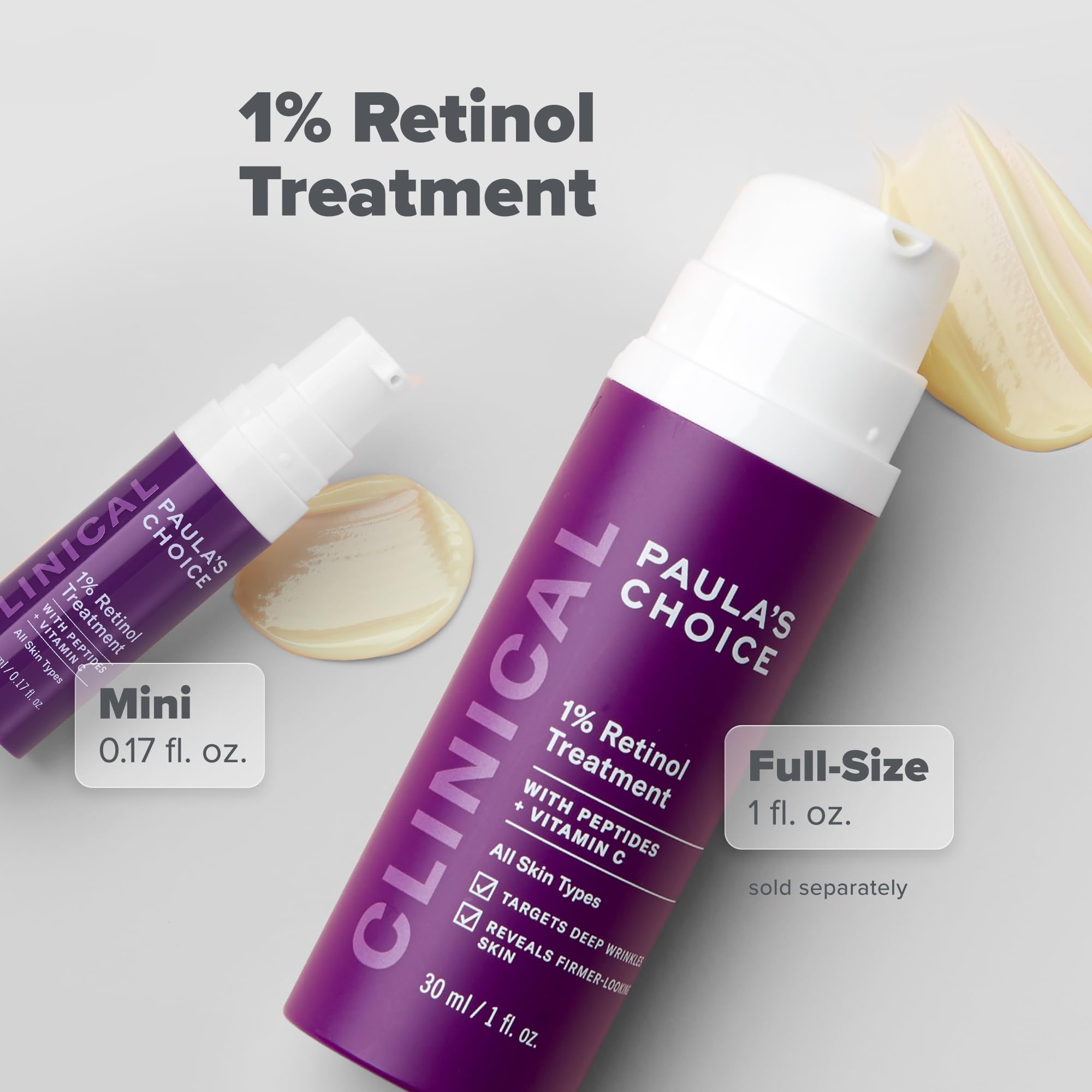 Buy now Paula's Choice CLINICAL 1% Retinol Face Treatment with Peptides, Vitamin C & Licorice Extract, Anti-Aging Skin Care Serum, Fine Lines & Wrinkles, Fragrance Free at indiglob india