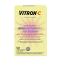 Vitron-C High Potency Iron Supplement, Immune Support, 125mg Vitamin C, 60 Count, Pack of 1