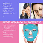 Buy now Cold Face Eye Mask Ice Pack Reduce Facial Puff, Dark Circles, Gel Hot Heat Cold Compress Pack, Face SPA Gift for Woman Sleeping, Pressure, Headaches, Skin Care, Post Laser Cosmetic Care[Blue] at indiglob india
