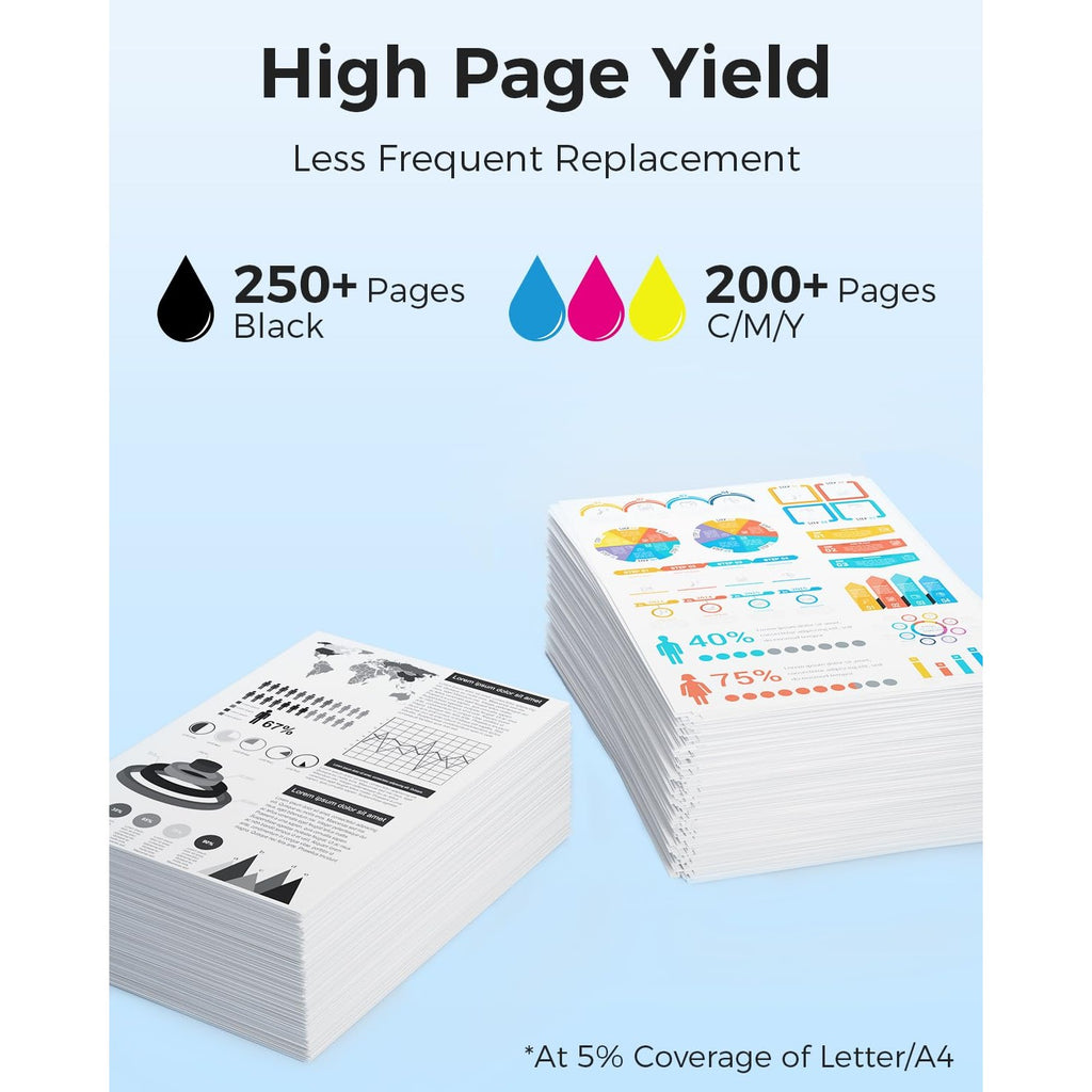 LC501 Ink Cartridges for Brother Printer MFC-J1360DW MFC-J1410DW