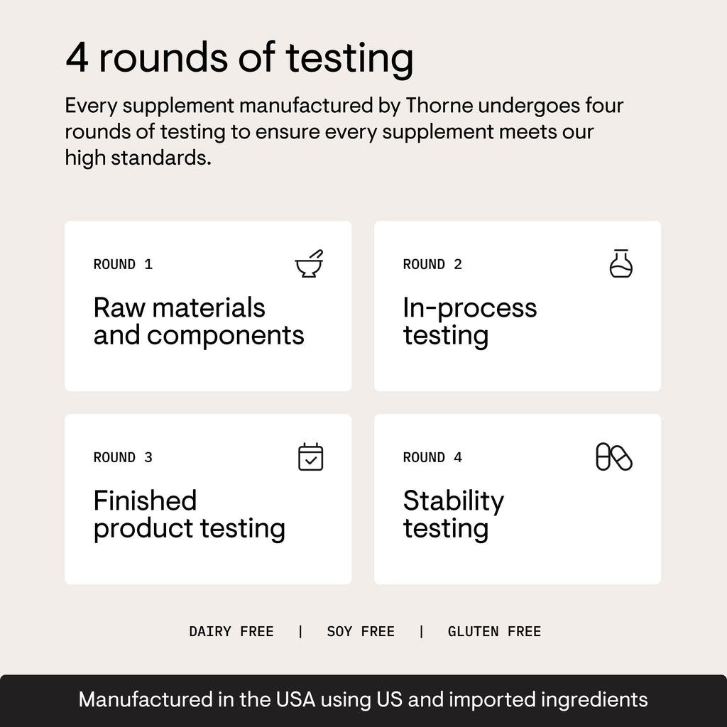 THORNE 5-HTP, 100 mg 5-Hydroxytryptophan & Active Vitamin B6, 90 Capsules | Supports Healthy Serotonin Levels, Restful Sleep, Positive Mood & Stress Management*, Gluten-Free, NSF Contents Certified