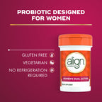 Align Probiotic, Womens Dual Action, Vaginal Probiotics for Women, Womens Probiotic for Vaginal Health Support, with Probiotics for Digestive Health, 42 Probiotic Capsules