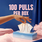 Bulk Tissues, 30 Flat Boxes, 100 Sheets/Box, 3000 Facial Tissues Total, 2-Ply, Soft, White, for Office, Business & Home, Commercial Flat Box Tissues, Hypoallergenic, Unscented, Packaging May Vary