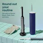 quip Water Flosser with Replacement Tip Cordless Dental Pick, Midnight Blue