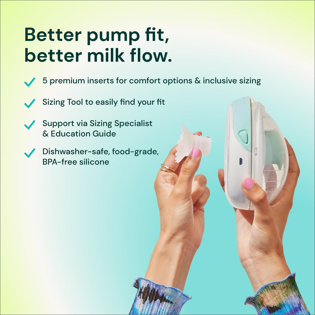 Willow Flange Sizing Kit - Breast Pump Sizing Kit for Willow Go & Wave