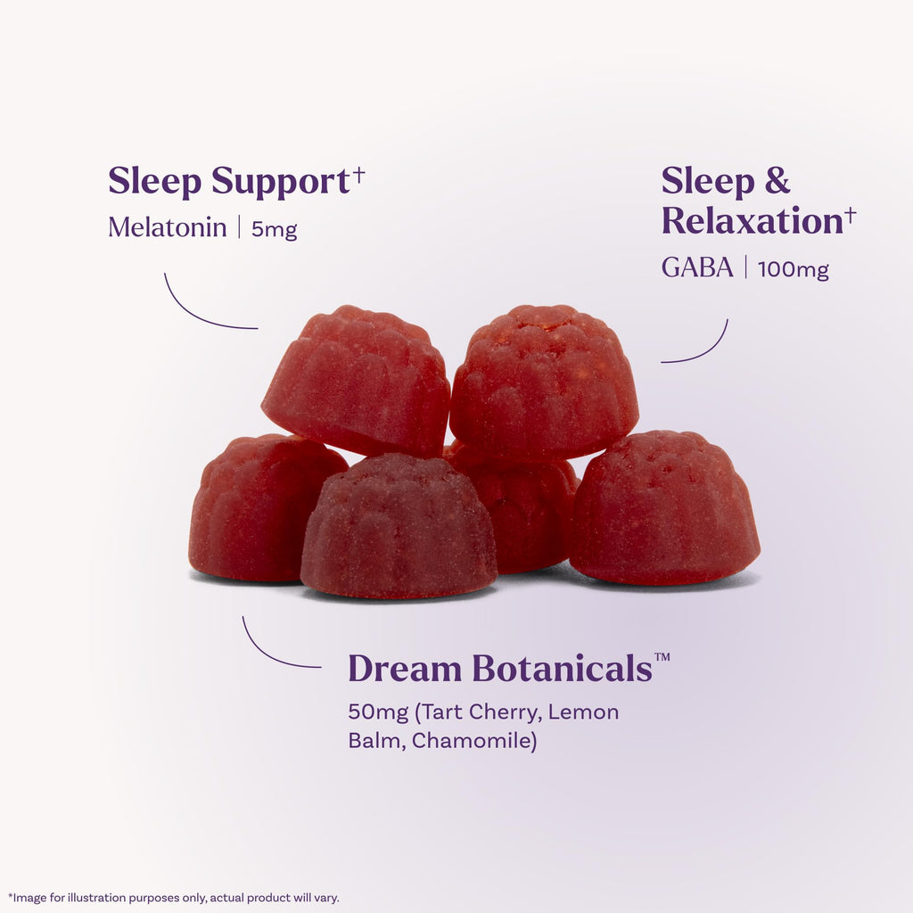 Natrol Ultra Sleep 3-in-1, 5mg Melatonin, GABA & Botanicals, 50 Gummies | Improve Sleep Quality, Wake Up Rested & Refreshed, Strawberry Flavor, Dietary Supplement, 100% Drug-Free, Non-Habit Forming