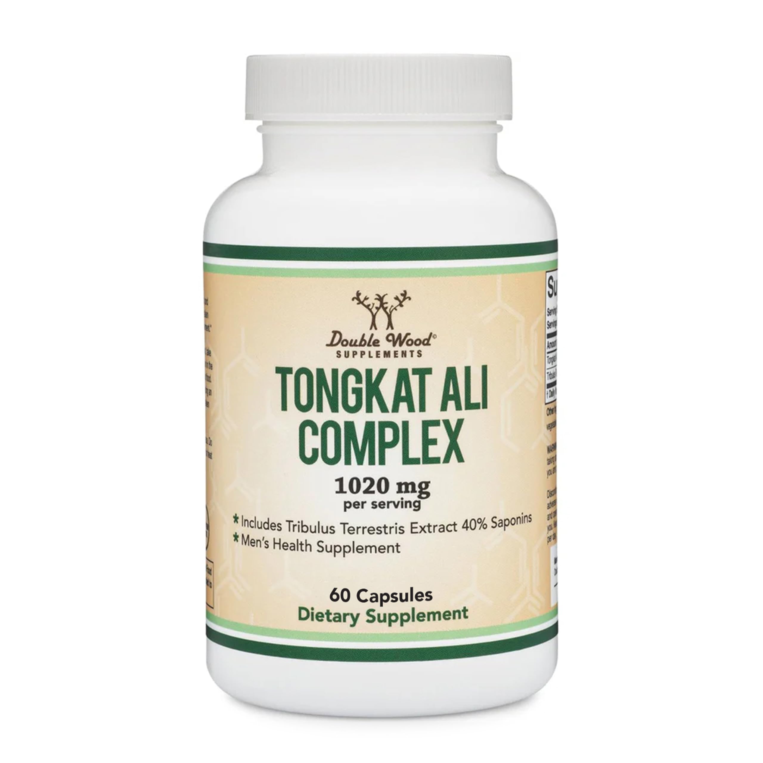 Tongkat Ali 1,020mg, 200:1, Hormone Support For Men + Women, 60 Capsules | Mood, Performance + Testosterone Booster for Men + Women, Eurycoma Longifolia Root, Longjack Tongkat Ali, Third-Party Tested