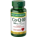 Buy now Nature's Bounty CoQ10, Supports Heart Health, 100mg Plus L-Carnitine, 60 Softgels at indiglob india