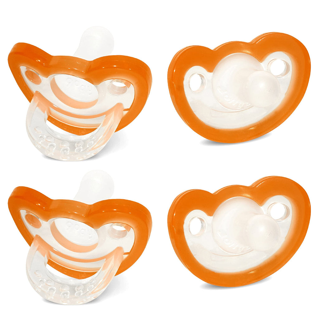 Buy now RaZbaby Jollypop Pacifier for Babies 3 Months and Up, USA Made, Natural Shaped Orthodontic Binky, Lovingly Shared in NICUs & Hospitals Worldwide, Medical-Grade 100% BPA-Free - 2 Pack - Pink at indiglob india