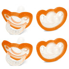 Buy now RaZbaby Jollypop Pacifier for Babies 3 Months and Up, USA Made, Natural Shaped Orthodontic Binky, Lovingly Shared in NICUs & Hospitals Worldwide, Medical-Grade 100% BPA-Free - 2 Pack - Pink at indiglob india