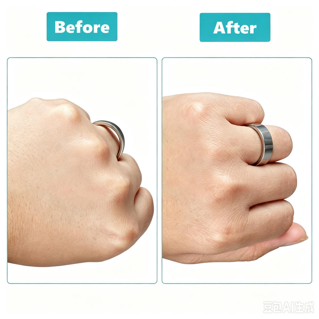 Ring Sizers for Loose Wide Rings - Invisible Clip-on Ring Size Adjusters