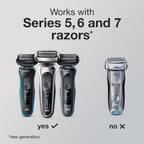 Buy now Braun EasyClick Cleansing Brush Attachment for Series 5, 6 and 7 Electric Razors, Compatible with Electric Shavers 5018s, 5020s, 6075cc, 7071cc, 7075cc, 7085cc, 7020s, 5050cs, 6020s, 6072cc, 7027cs at indiglob india