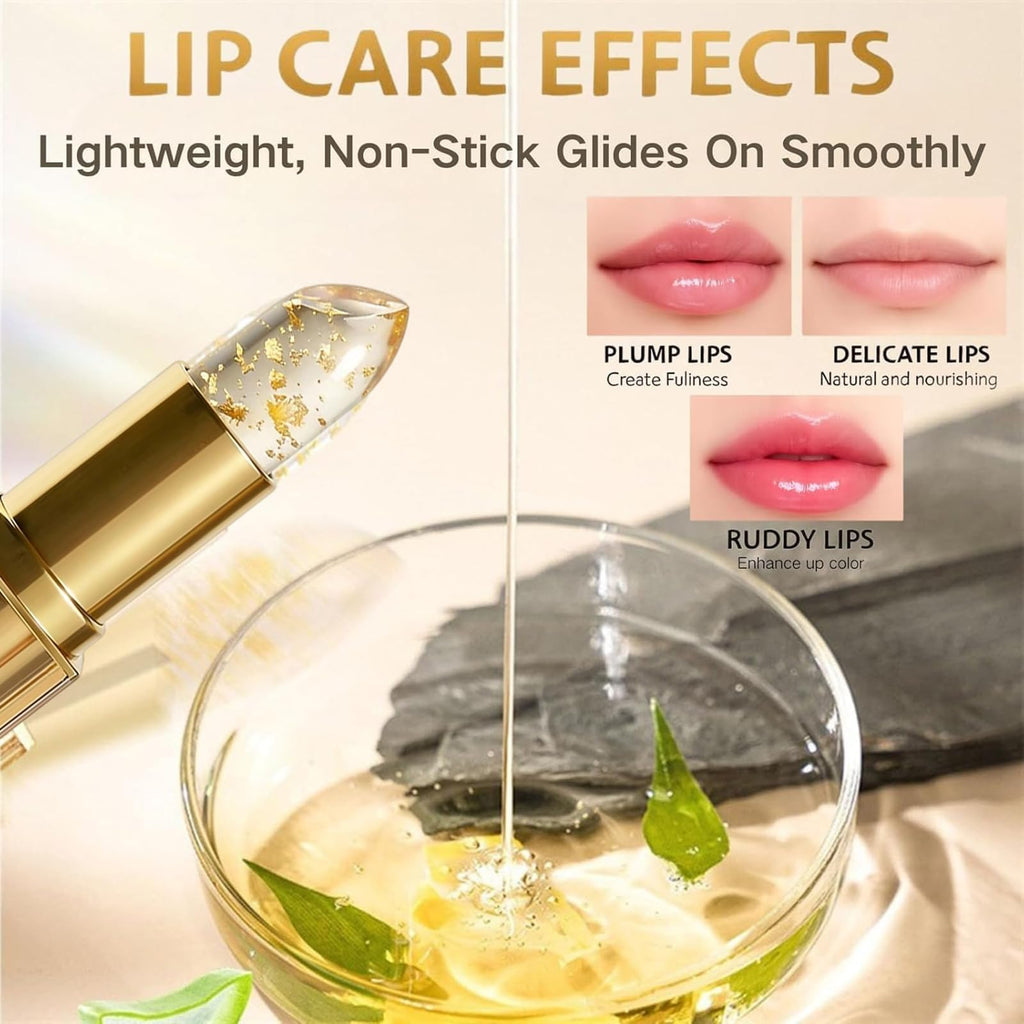 Kivora Lipstick for Mature Lips, Skin-Adaptive Clear Signature Lipstick That Changes Color, Transferproof Long-Lasting Hydration Tinted Lip Balm, pH Lipsticks for Old Women (1 Pcs)